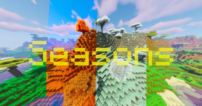 Скачать Текстуры Смена времен года для Minecraft