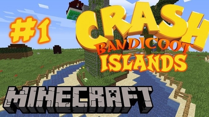Карта Crash Bandicoot: ISLANDS для Майнкрафт