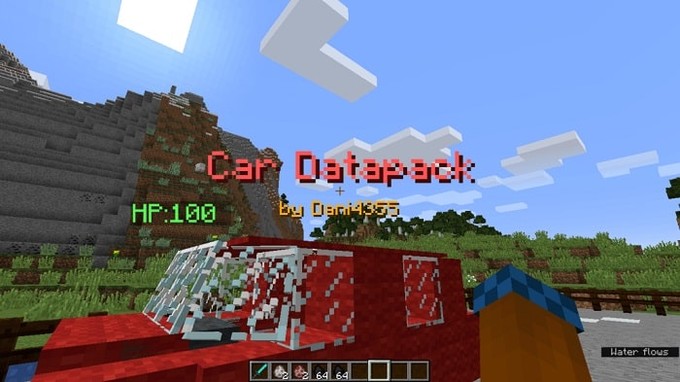Скачать Мод Машины - Car Datapack для Minecraft