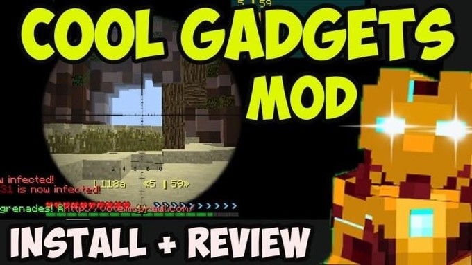 Скачать Мод Cool Gadget  Оружие для Minecraft
