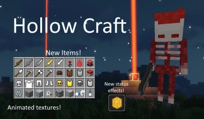 Скачать Текстуры Hollow Craft x16 для Minecraft