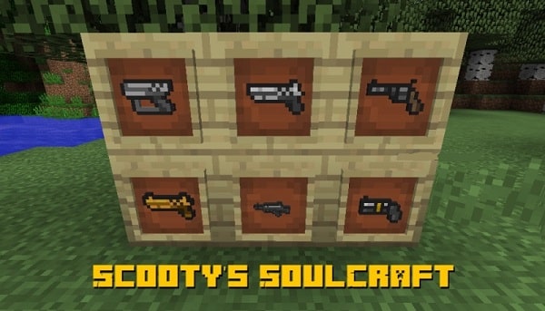 Скачать Мод Огнестрел - Scotty's SoulCraft для Minecraft