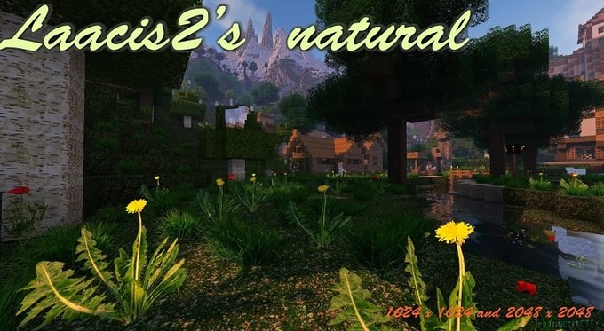 Скачать Текстуры Реализм Laacis2's Natural  х512 для Minecraft