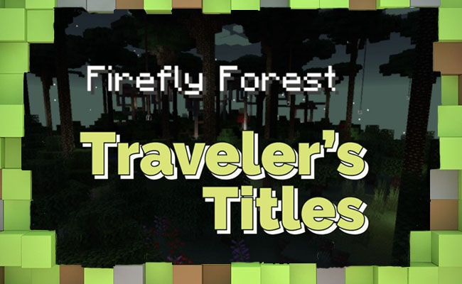 Мод Traveler's Titles для Майнкрафт