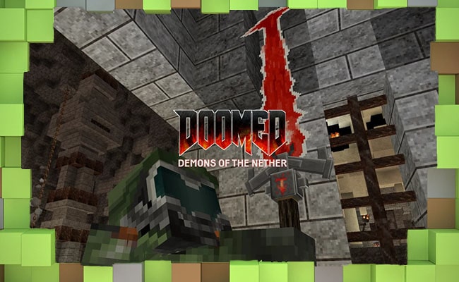 Карта приключений  DOOMED: Demons of the Nether для Майнкрафт