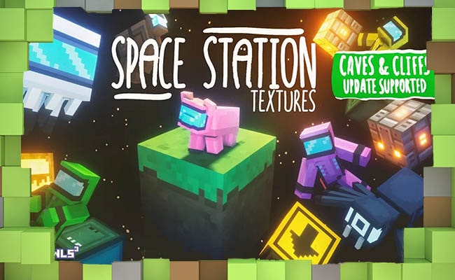 Скачать Текстуры Space Station Космическая Станция для Minecraft