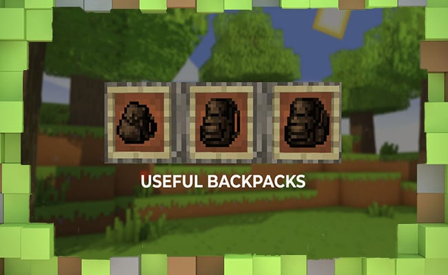 Скачать Мод Полезные рюкзаки для Minecraft