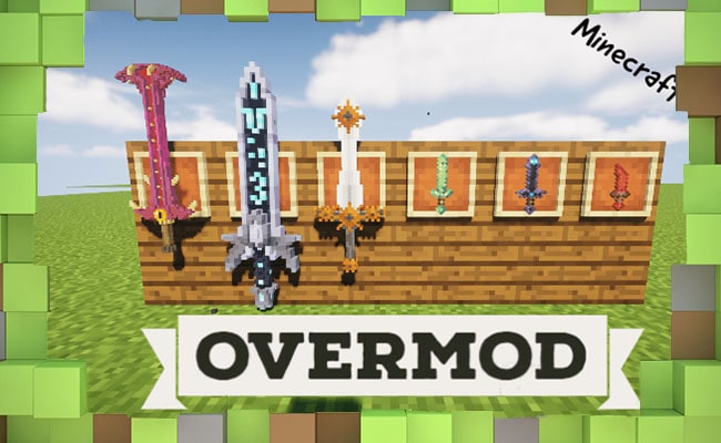 Мод Overmod - Оружие для Майнкрафт
