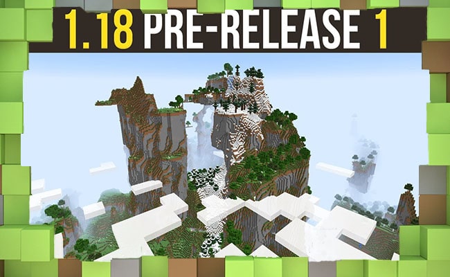 Скачать Minecraft 1.18.1 PreRelease 1: увеличенное поле зрения для Minecraft