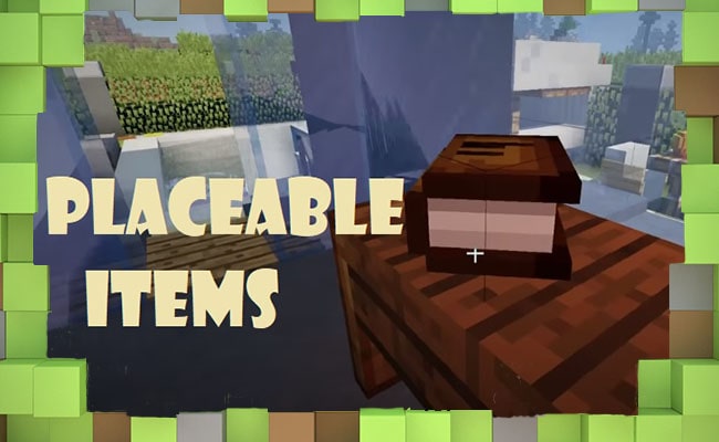 Скачать Мод Placeable Items для Minecraft