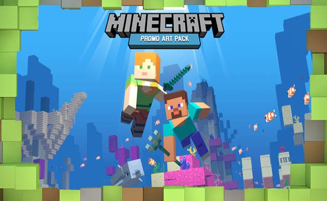 Скачать Текстуры Minecraft Promo Art для Minecraft