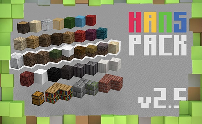 Скачать Текстуры Hans-pack для Minecraft