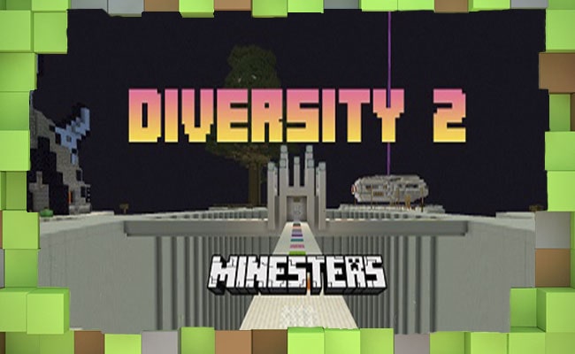 Карта Diversity 2 Паркур, Выживание для Майнкрафт