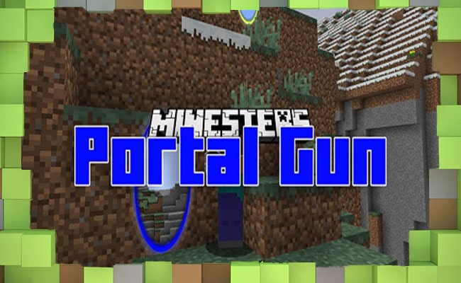 Скачать Мод Portal Gun Портальная пушка для Minecraft