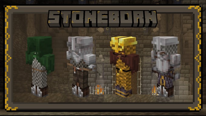 Скачать Текстуры Stoneborn для Minecraft