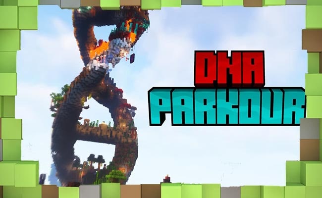 Скачать Карта ДНК Паркур / DNA Parkour для Minecraft