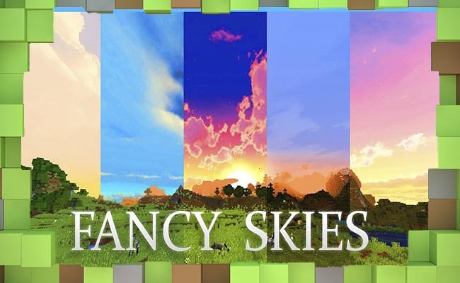 Скачать Текстуры Fancy Skies для Minecraft