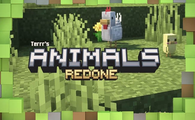 Скачать Текстуры Terrr's Animals Redone для Minecraft