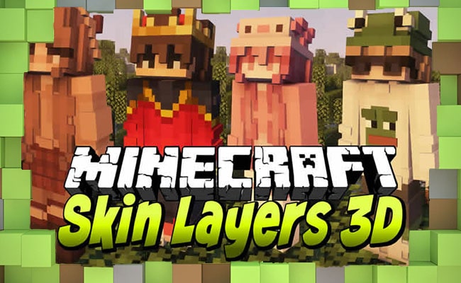 Скачать Мод Skin Layers 3D для Minecraft