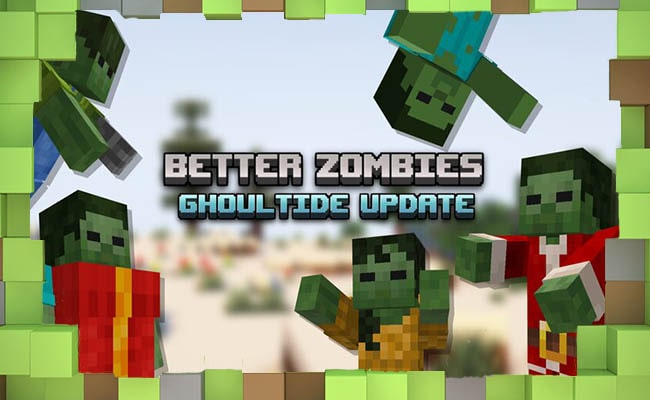 Скачать Текстуры Better Zombies для Minecraft