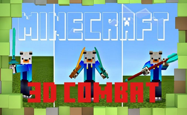 Скачать Мод 3D Combat Addon для Minecraft