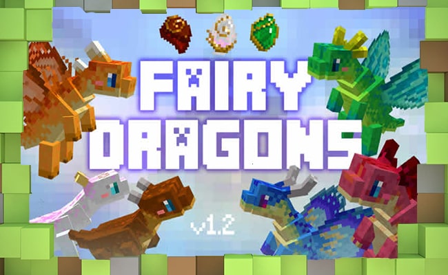 Скачать Мод Fairy Dragons - Драконы для Minecraft