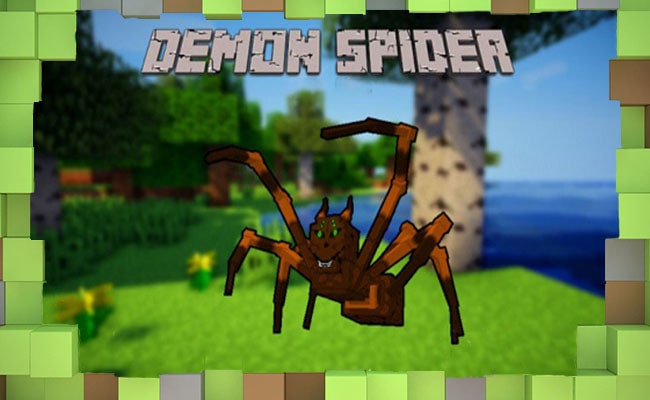 Скачать Мод Demon Spider  - Паук для Minecraft