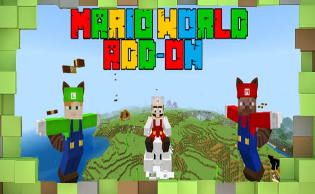 Скачать Мод Mario World Add-on для Minecraft