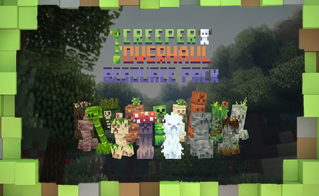 Скачать Текстуры Креперов Creeper Overhaul для Minecraft