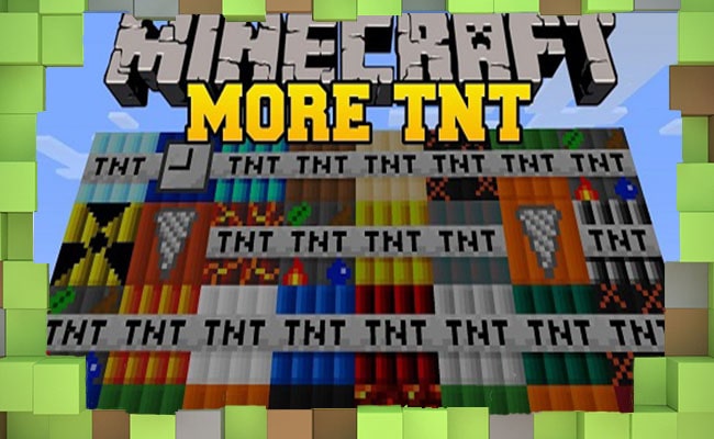 Скачать Мод More TNT новый Динамит для Minecraft
