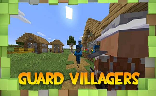Скачать Мод Guard Villagers для Minecraft
