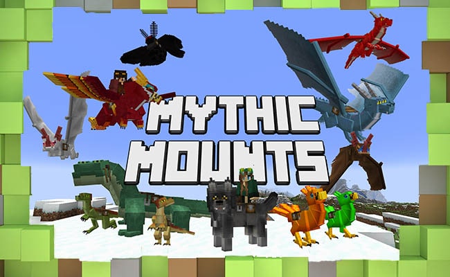 Скачать Мод Mythic Mounts для Minecraft