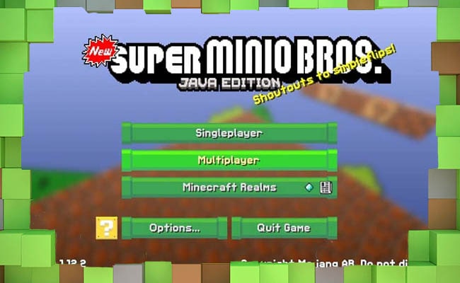 Скачать Текстуры Super Minio Bros для Minecraft