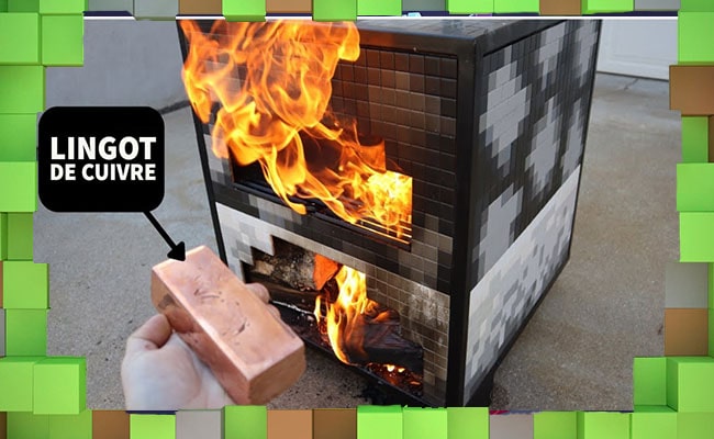 Скачать Майнкрафт в реальной жизни: игрок строит печь для Minecraft