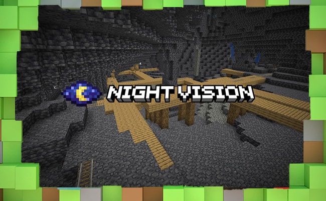 Скачать Текстуры Night Vision для Minecraft