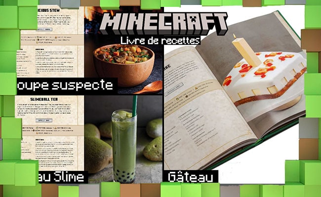 Скачать Книга рецептов Minecraft: откройте для себя уникальные рецепты, вдохновленные вашей любимой игрой (2 бесплатных рецепта!) для Minecraft