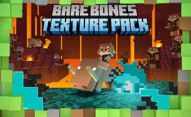 Скачать Текстуры Bare Bones для Minecraft
