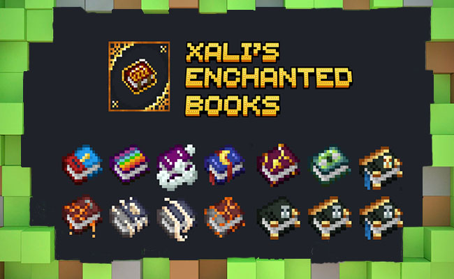 Скачать Пакет текстур Xali's Enchanted Books для Minecraft