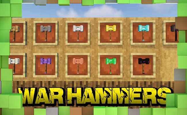 Скачать Мод War Hammers (молоты для боя) для Minecraft