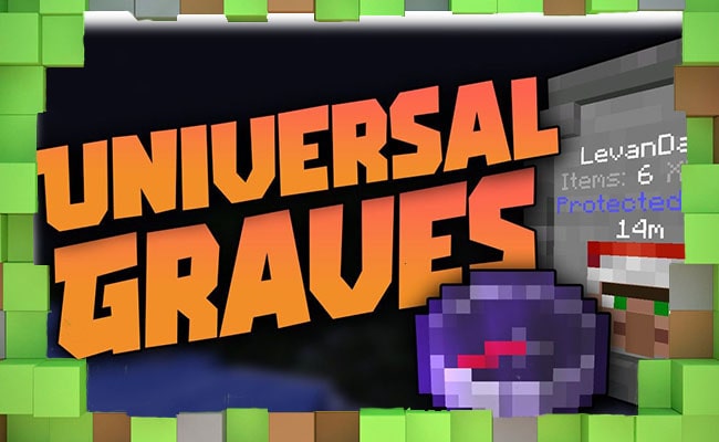 Скачать Мод Universal Graves для Minecraft