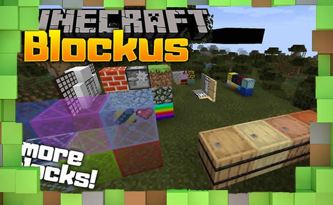Скачать Мод Blockus - Блоки Украшение для Minecraft