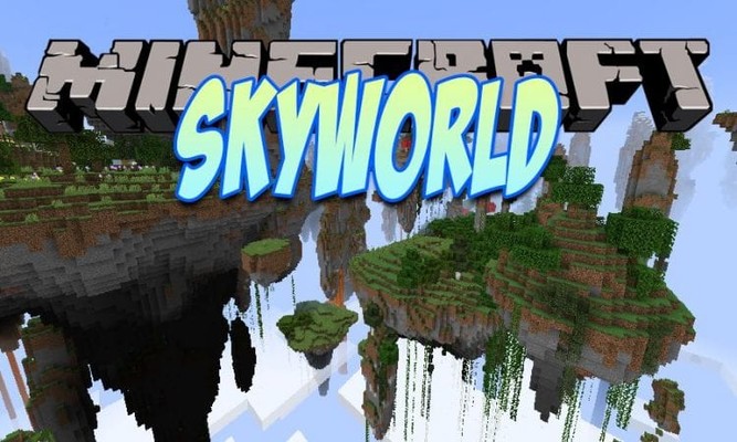 Скачать Мод SkyWorld - Небесные Острова для Minecraft