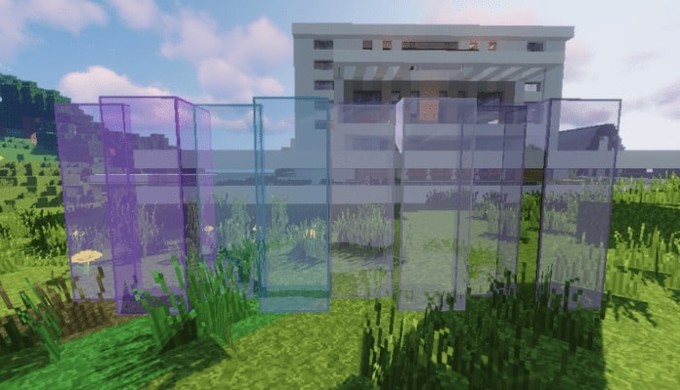Скачать Сборка текстур BlueIce Clear Glass × 32 для Minecraft