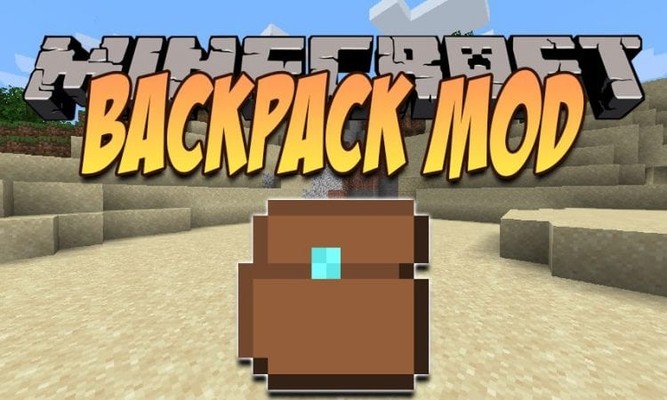 Скачать Мод 3 Новых Типа Рюкзаков для Minecraft