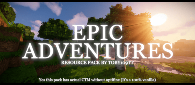 Текстуры Epic Adventures х32 для Майнкрафт