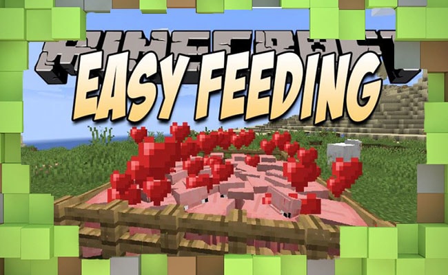 Мод Easy Feeding Выращивание Пищи для Майнкрафт