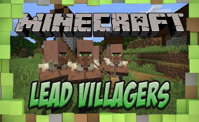 Скачать Мод Lead Villagers для Minecraft