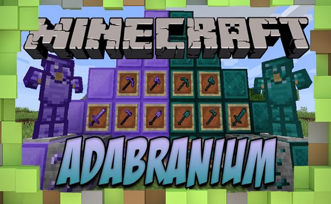 Скачать Мод Adabranium Новая Руда и Инструменты для Minecraft