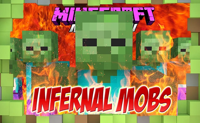 Мод Infernal Mobs Изменение Мобов для Майнкрафт