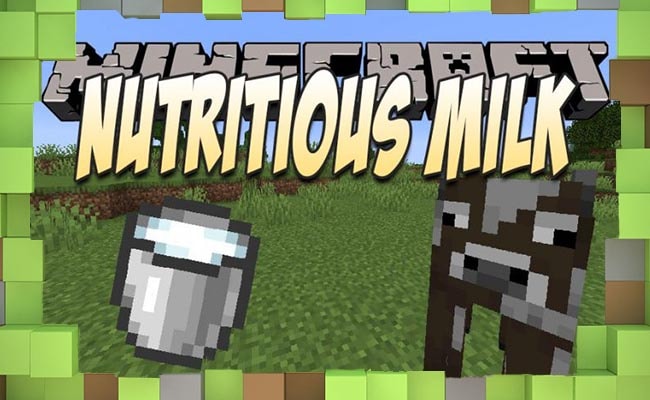 Мод Nutritious Milk для Майнкрафт
